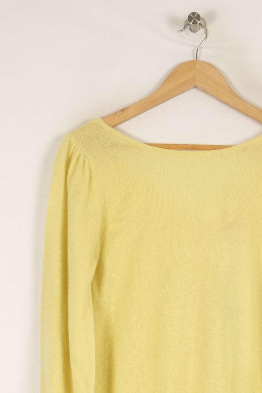 Pull jaune - Taille S/36 de la marque Absolut Cashmere | PARAD40216 - Vendu par Paradigme - Image 2