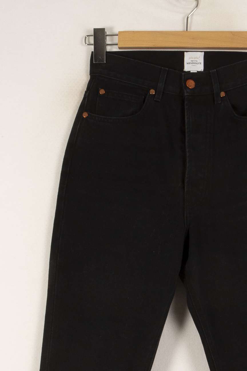 Jean noir - Taille S/36 de la marque Petite Mendigote | PARAD40226 - Vendu par Paradigme - Image 2