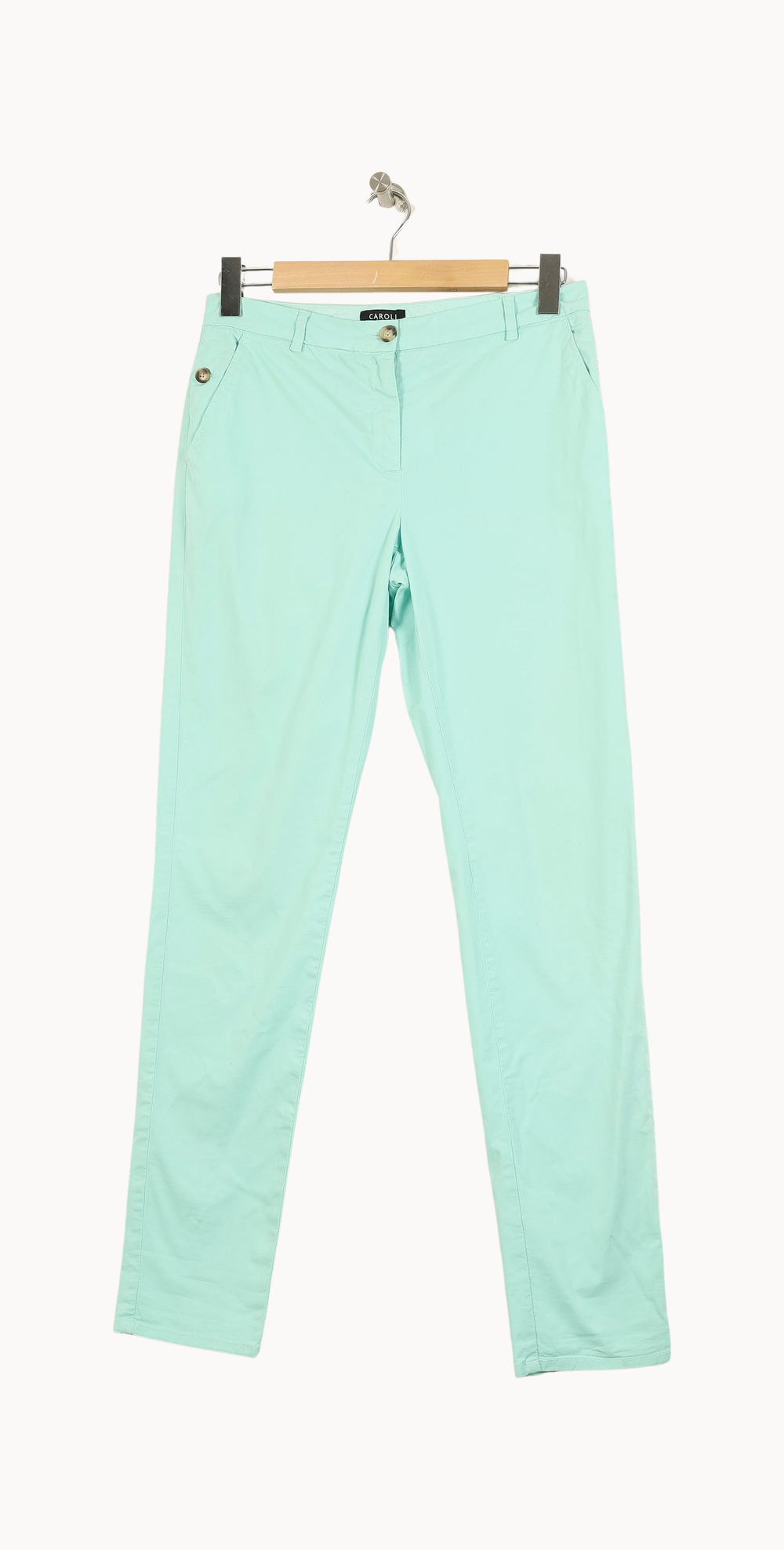 Pantalon bleu/vert - Taille M/38 de la marque Caroll | PARAD40237 - Vendu par Paradigme - Image 2