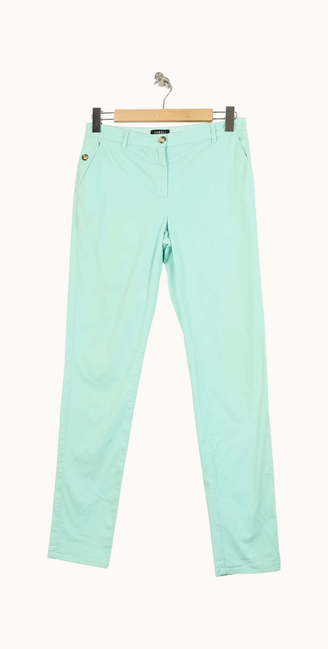 Pantalon bleu/vert - Taille M/38 de la marque Caroll | PARAD40237 - Vendu par Paradigme - Image 2