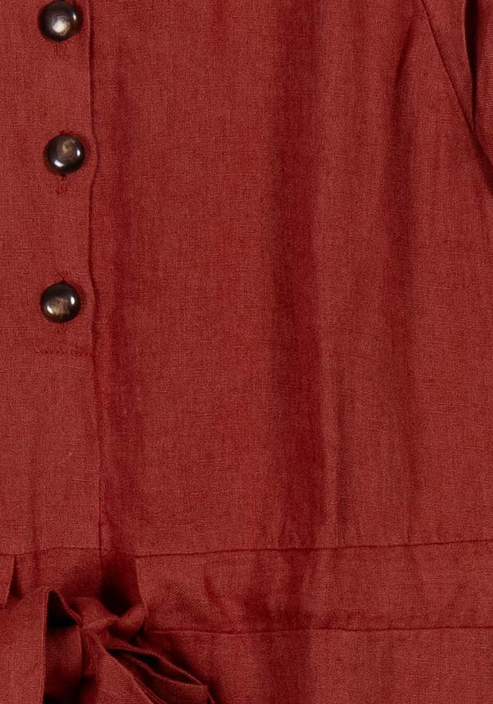 Robe longue orange/rouille - Taille S/36 de la marque Des petits hauts | PARAD40239 - Vendu par Paradigme - Image 3