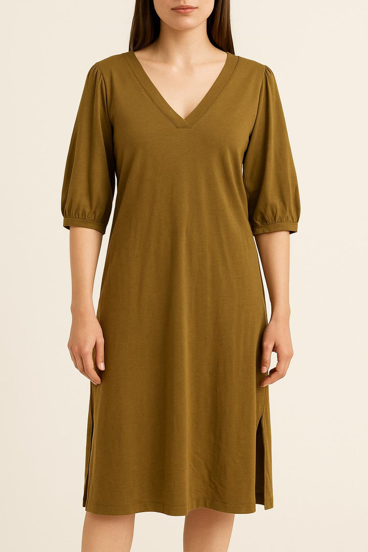 Robe longue kaki - Taille M/38 de la marque Des petits hauts | PARAD40240 - Vendu par Paradigme - Image 1