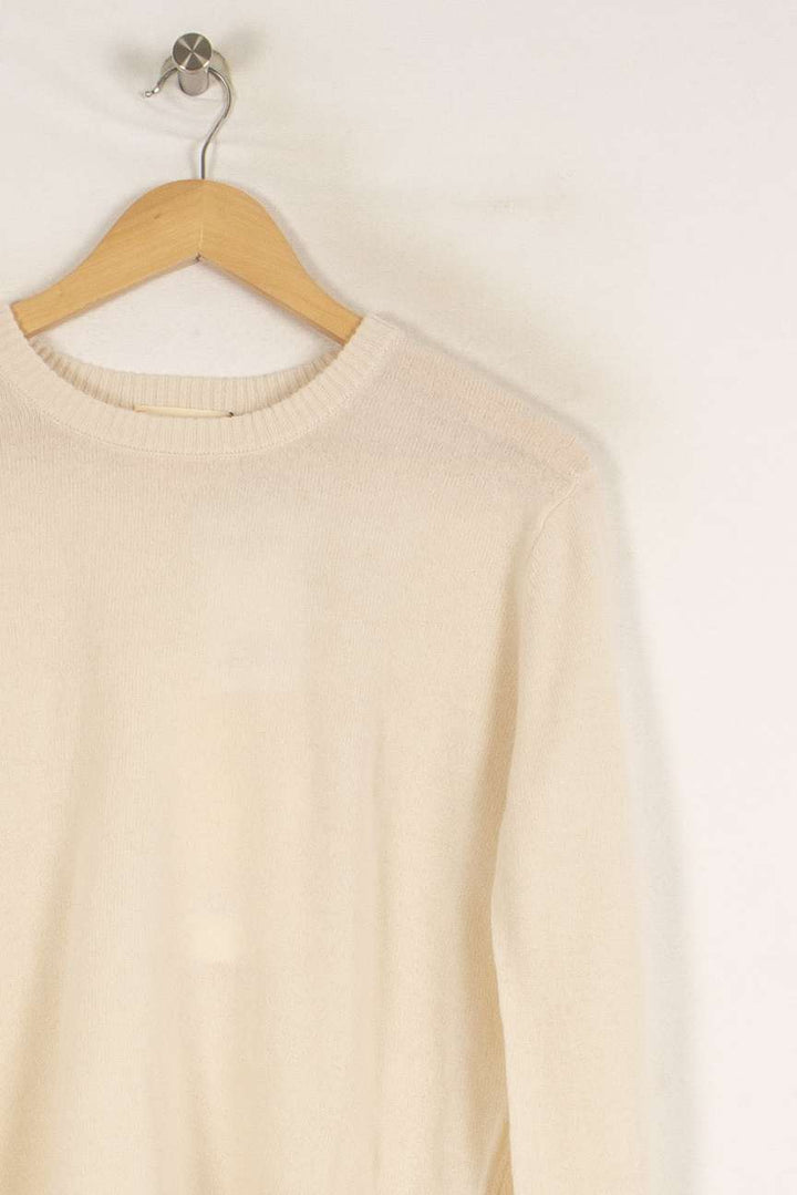 Pull beige/blanc - Taille S/36 de la marque Absolut Cashmere | PARAD40253 - Vendu par Paradigme - Image 2