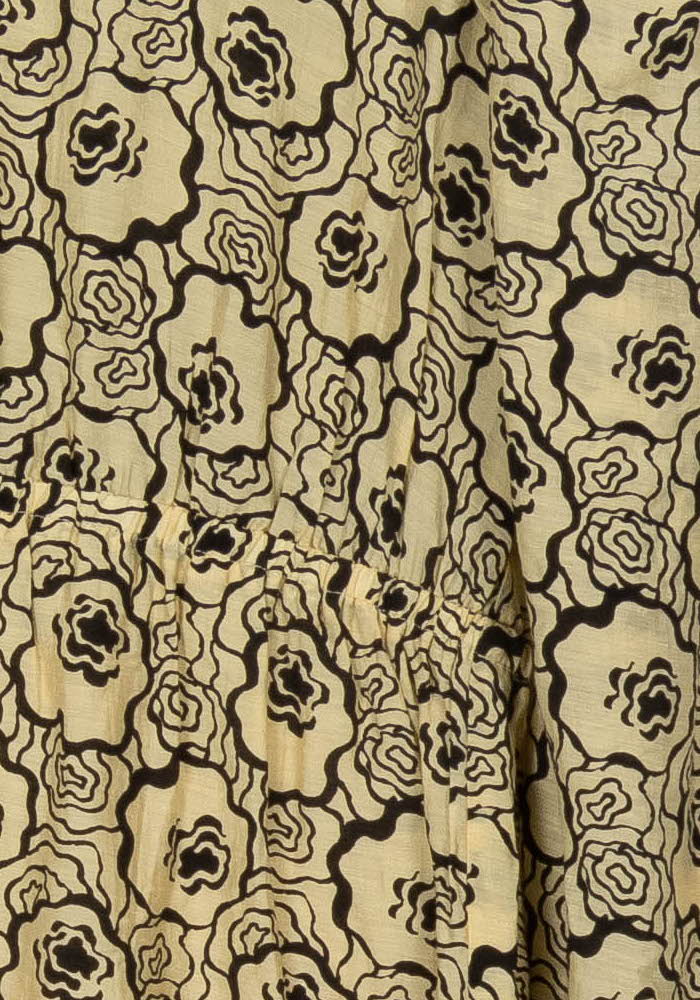 Robe beige à motifs - Taille M/38 de la marque ba&sh | PARAD40262 - Vendu par Paradigme - Image 3