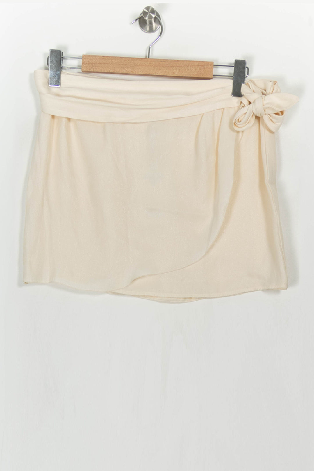 Jupe beige satinée - Taille M/38 de la marque IRO | PARAD40263 - Vendu par Paradigme - Image 2