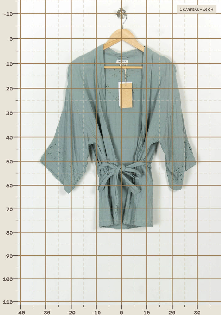 Surchemise vert/bleu - Taille S/36 de la marque Maison 123 | PARAD40272 - Vendu par Paradigme - Image 4