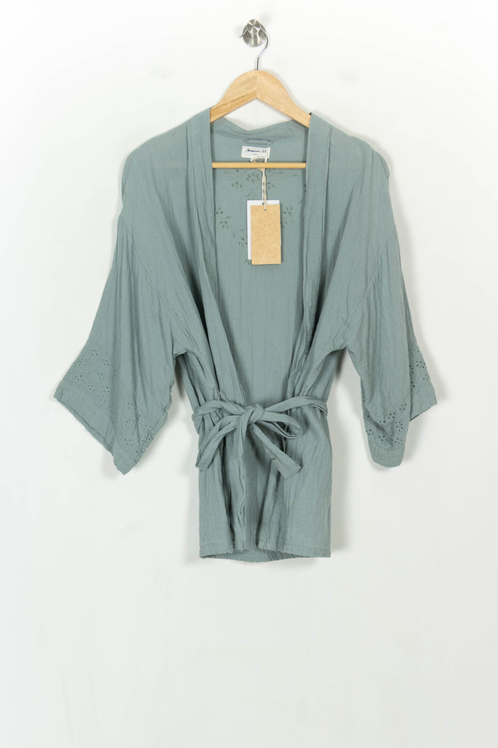 Surchemise vert/bleu - Taille S/36 de la marque Maison 123 | PARAD40272 - Vendu par Paradigme - Image 2