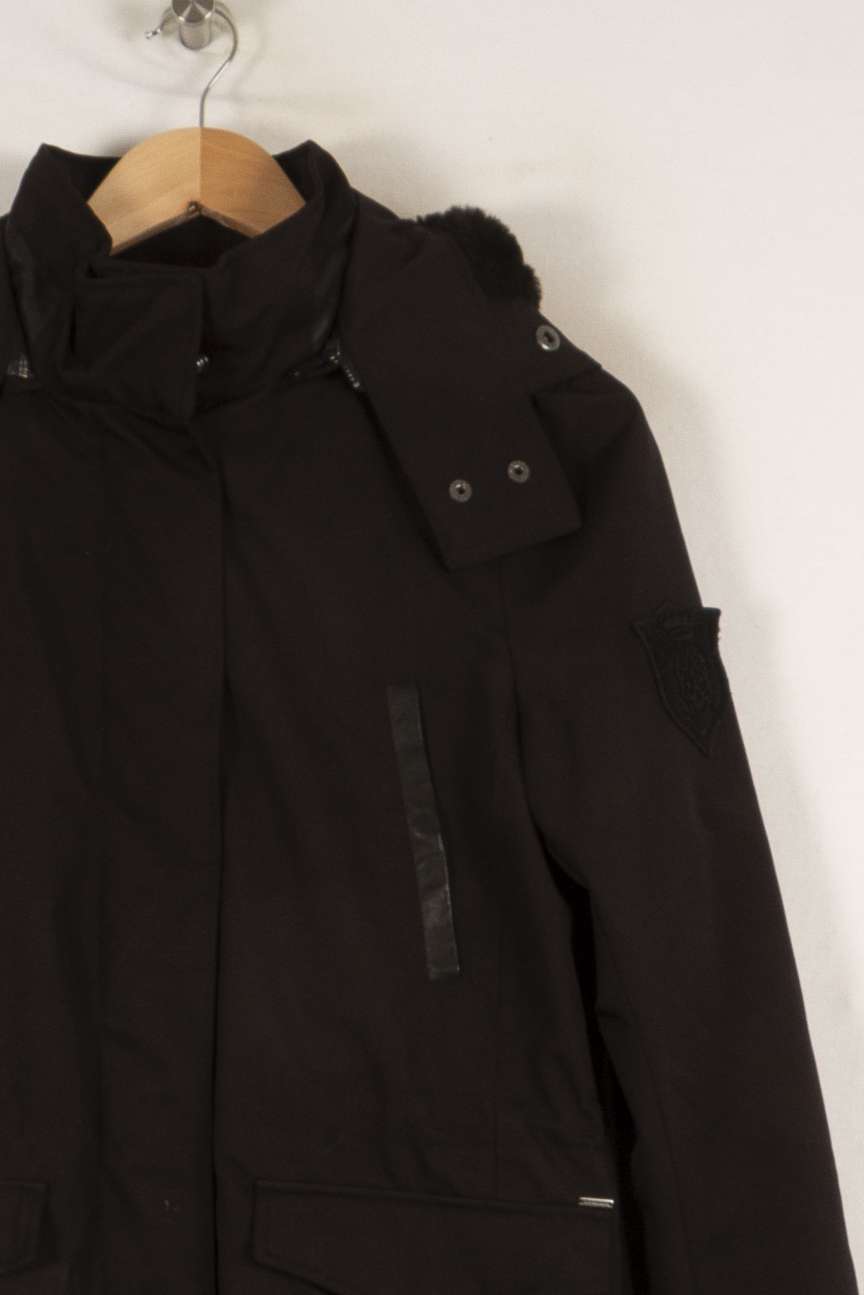 Manteau noir - Taille S/36 de la marque IKKS | PARAD40298 - Vendu par Paradigme - Image 2