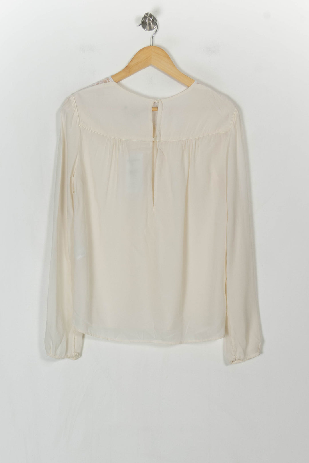 Blouse blanche en dentelle - Taille L/40 de la marque Maje | PARAD40311 - Vendu par Paradigme - Image 5