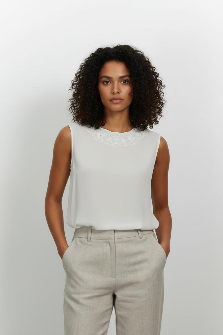 Top blanc - Taille M/38 de la marque Comptoir des Cotonniers | PARAD40336 - Vendu par Paradigme - Image 1