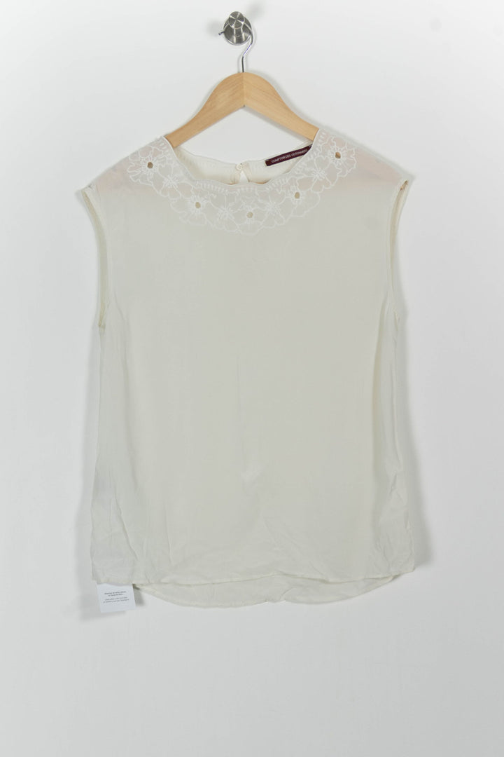 Top blanc - Taille M/38 de la marque Comptoir des Cotonniers | PARAD40336 - Vendu par Paradigme - Image 2