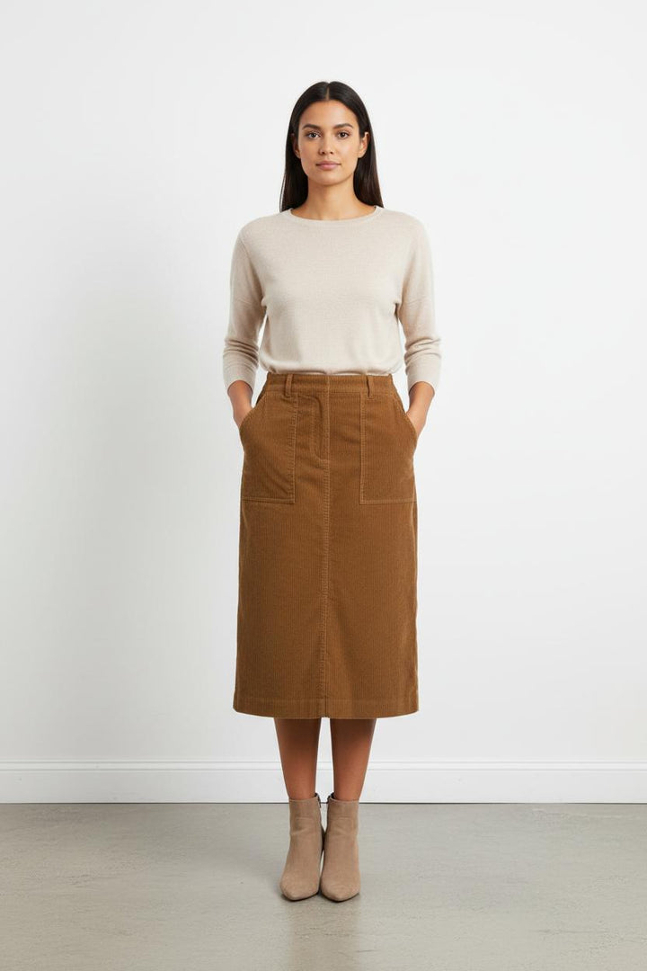 Jupe beige - Taille L/40