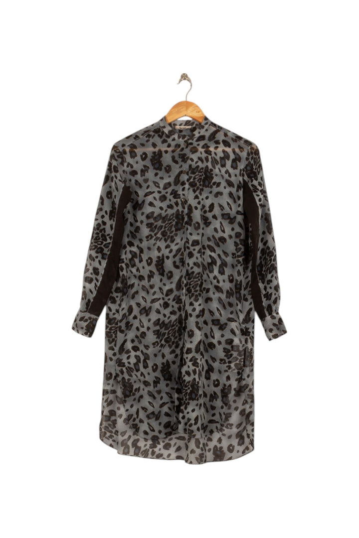 Robe Chemise Kaki et Noir - Taille S/36 de la marque Acne Studios | PARAD40371 - Vendu par Paradigme - Image 6