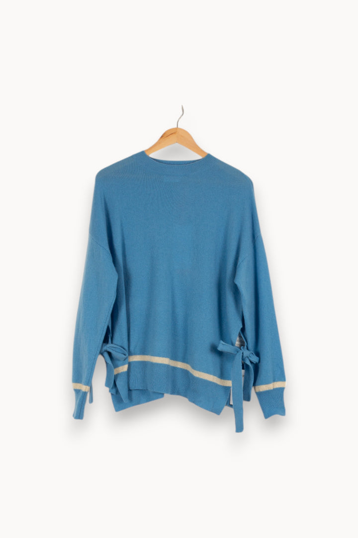 Pull en cachemire bleu - Taille S/36 de la marque Absolut Cashmere | PARAD40380 - Vendu par Paradigme - Image 1