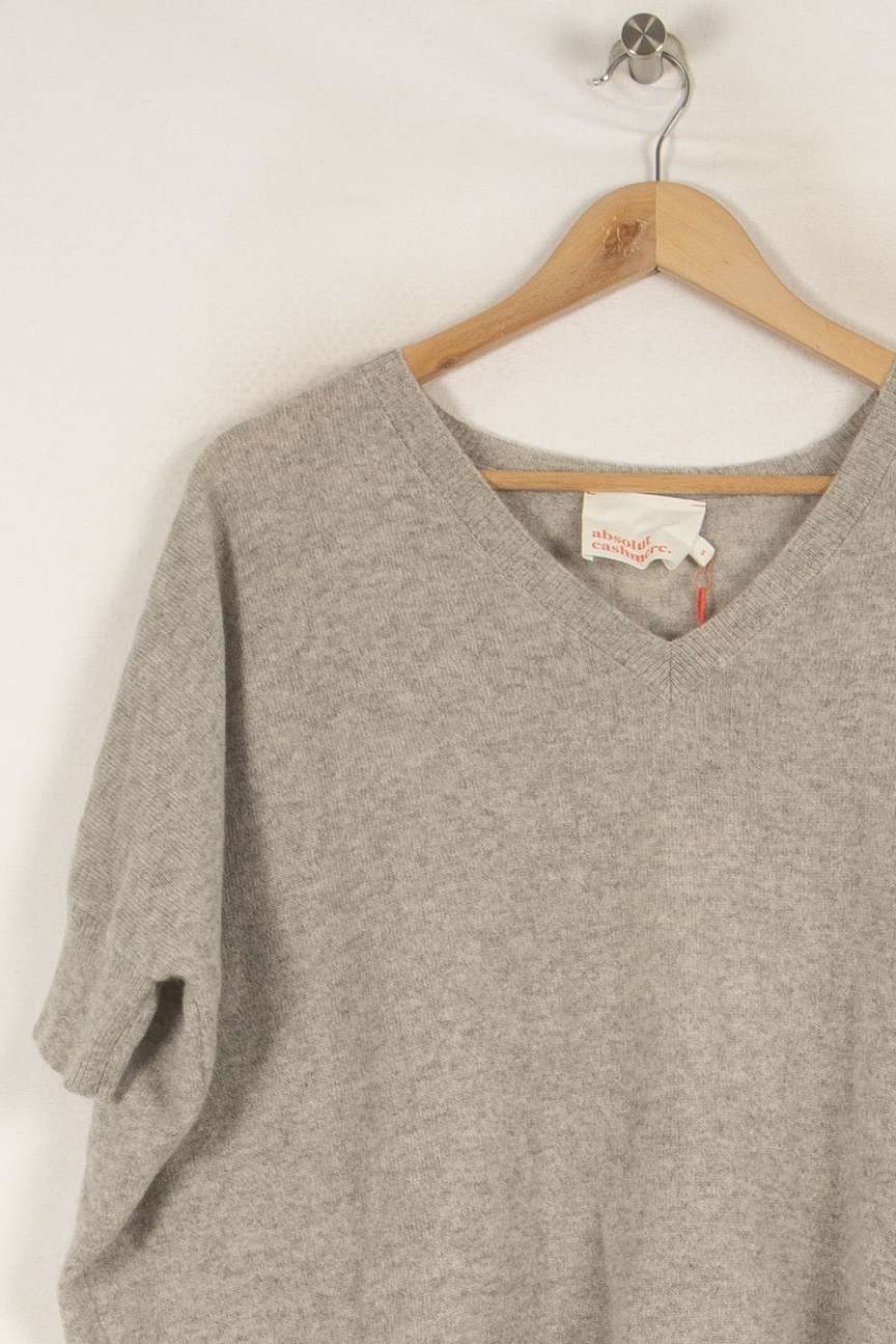 Pull en cachemire gris - Taille S/36 de la marque Absolut Cashmere | PARAD40384 - Vendu par Paradigme - Image 2