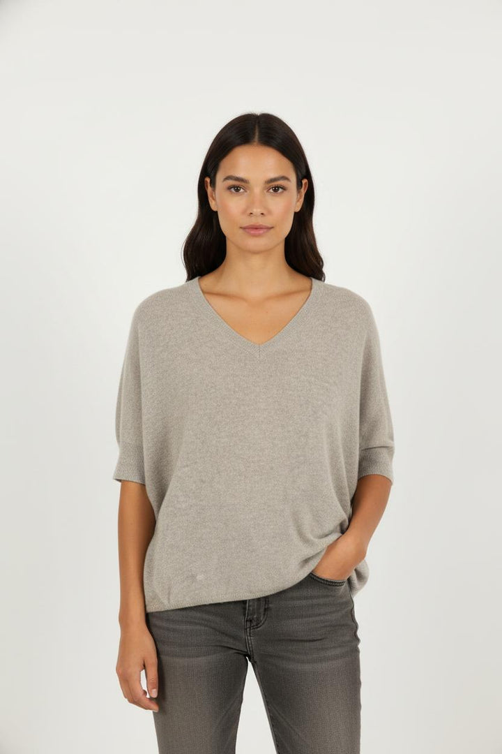 Pull en cachemire gris - Taille S/36