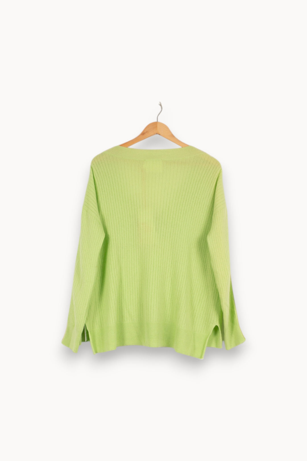 Pull en cachemire vert - Taille S/36 de la marque Absolut Cashmere | PARAD40386 - Vendu par Paradigme - Image 3