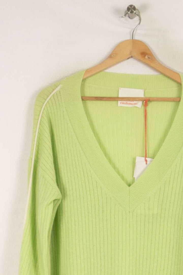 Pull en cachemire vert - Taille S/36 de la marque Absolut Cashmere | PARAD40386 - Vendu par Paradigme - Image 2