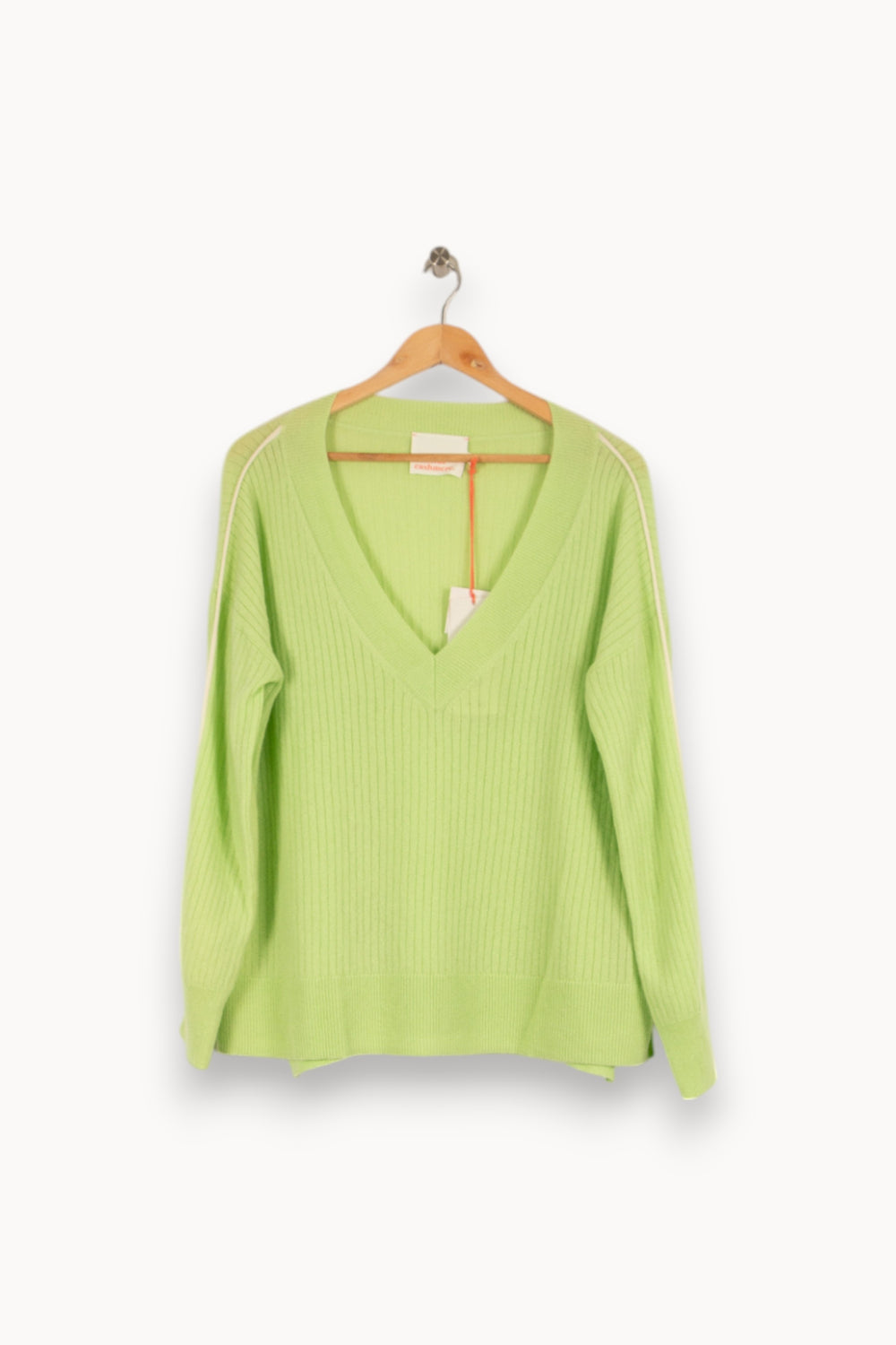 Pull en cachemire vert - Taille S/36 de la marque Absolut Cashmere | PARAD40386 - Vendu par Paradigme - Image 1