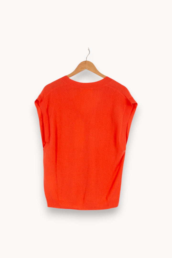 Pull en cachemire rouge - Taille S/36 de la marque Absolut Cashmere | PARAD40391 - Vendu par Paradigme - Image 3