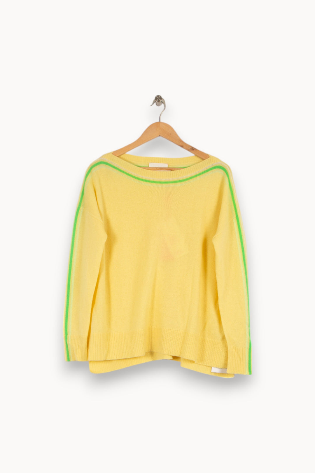Pull en cachemire jaune - Taille S/36 de la marque Absolut Cashmere | PARAD40392 - Vendu par Paradigme - Image 1
