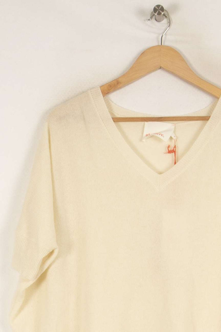 Pull en cachemire beige - Taille S/36 de la marque Absolut Cashmere | PARAD40393 - Vendu par Paradigme - Image 2