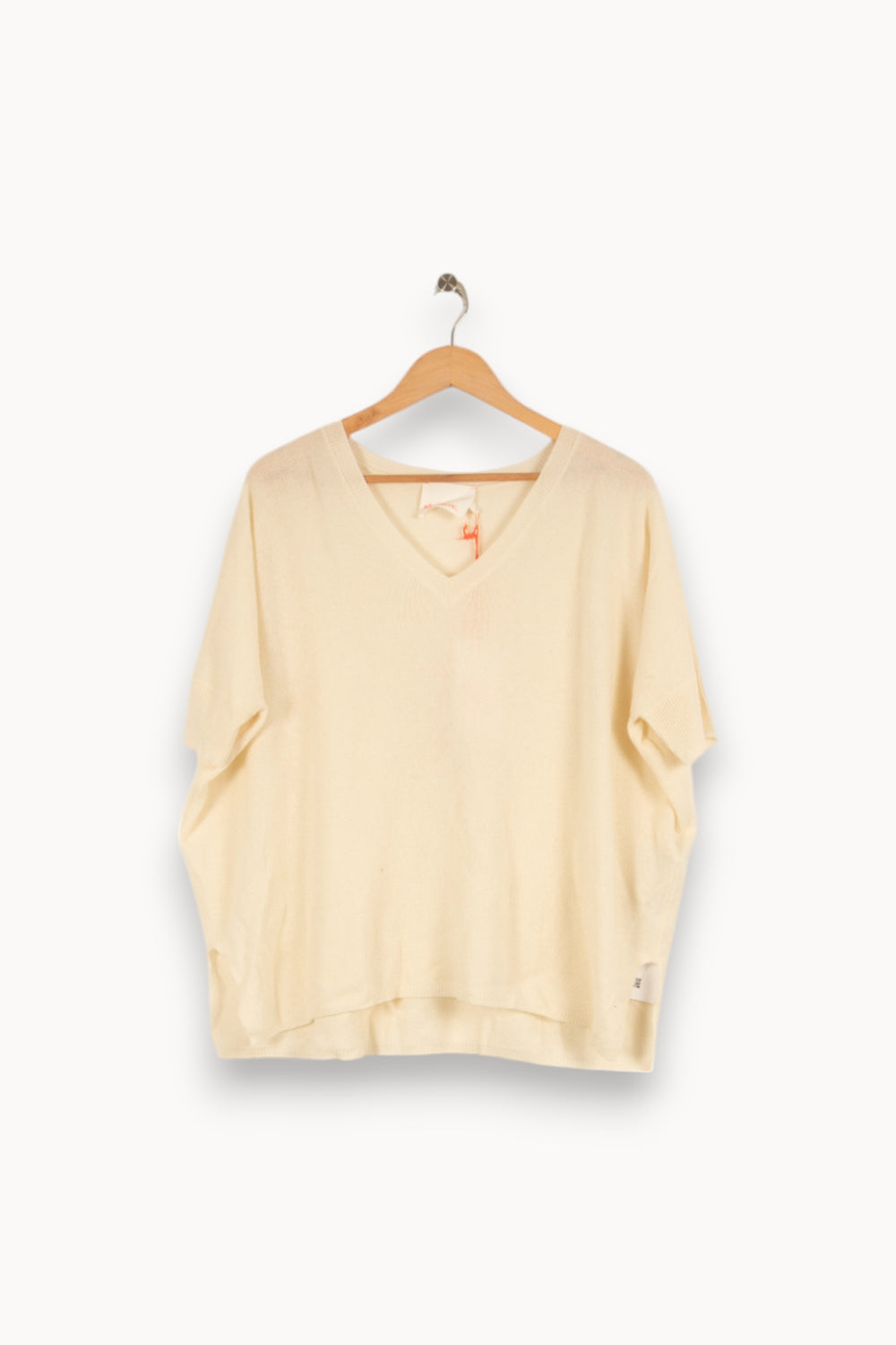 Pull en cachemire beige - Taille S/36 de la marque Absolut Cashmere | PARAD40393 - Vendu par Paradigme - Image 1