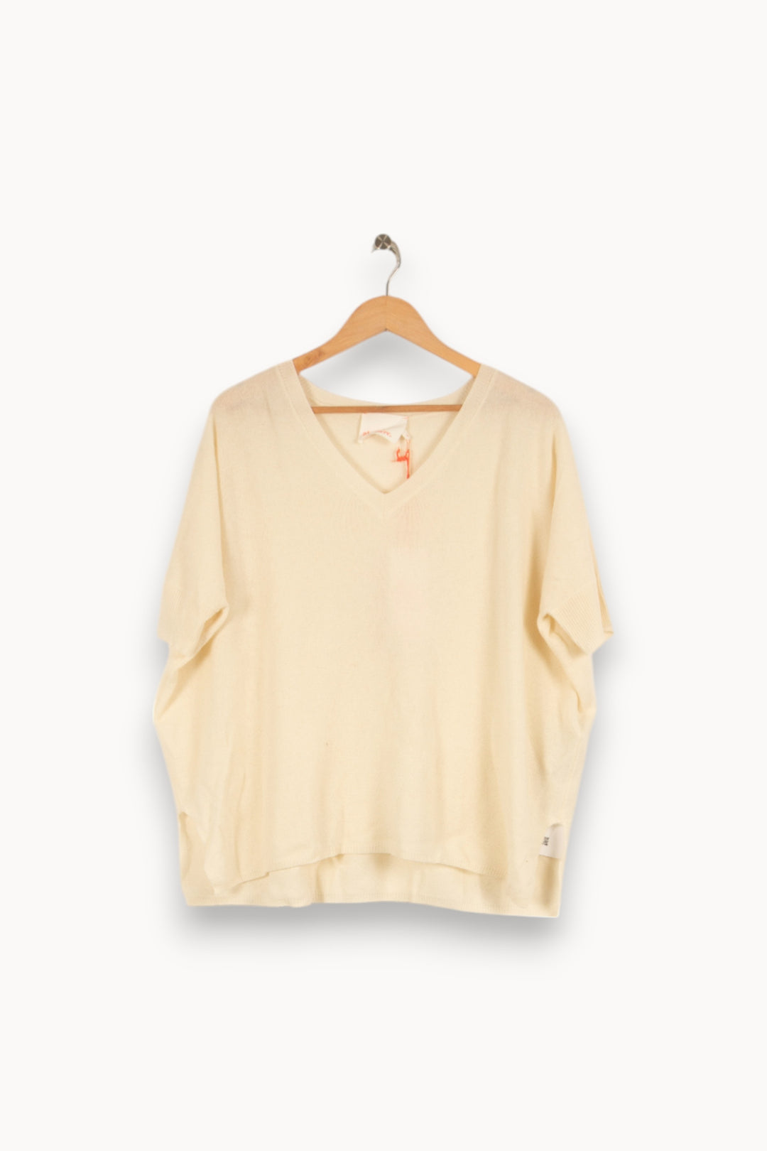Pull en cachemire beige - Taille S/36 de la marque Absolut Cashmere | PARAD40393 - Vendu par Paradigme - Image 1