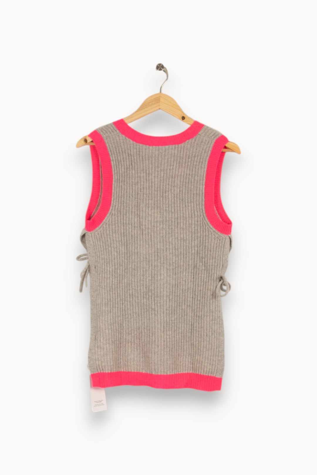 Gilet en cachemire gris - Taille S/36 de la marque Absolut Cashmere | PARAD40399 - Vendu par Paradigme - Image 3