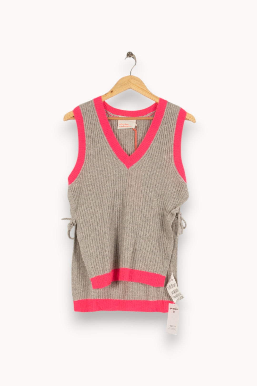 Gilet en cachemire gris - Taille S/36 de la marque Absolut Cashmere | PARAD40399 - Vendu par Paradigme - Image 1