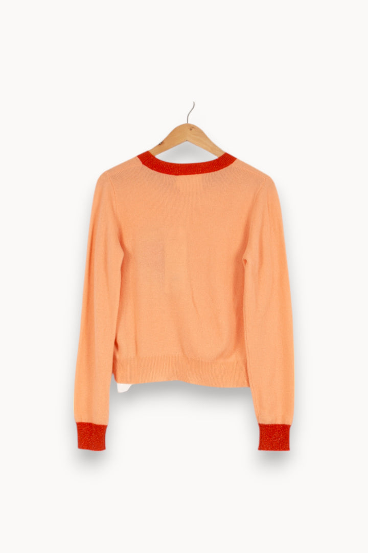 Pull en cachemire orange - Taille S/36 de la marque Absolut Cashmere | PARAD40402 - Vendu par Paradigme - Image 3