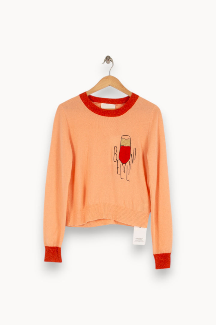 Pull en cachemire orange - Taille S/36 de la marque Absolut Cashmere | PARAD40402 - Vendu par Paradigme - Image 1