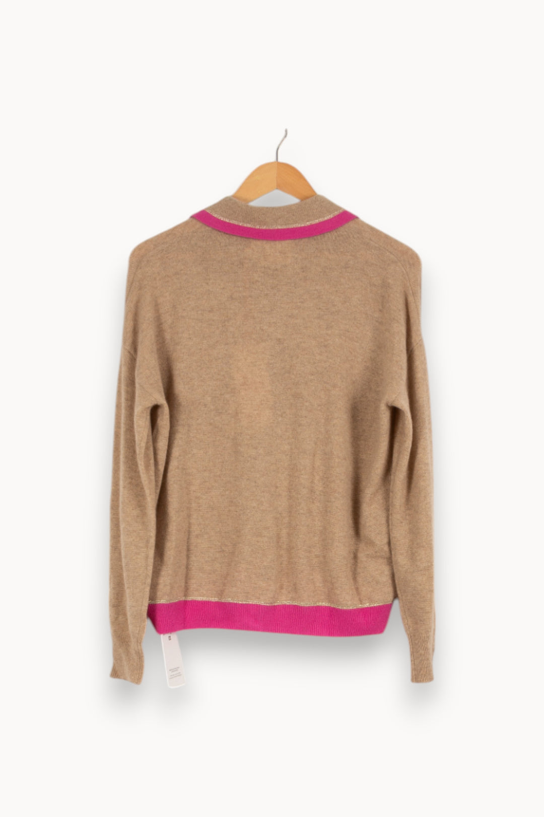 Gilet en cachemire marron - Taille S/36 de la marque Absolut Cashmere | PARAD40403 - Vendu par Paradigme - Image 3