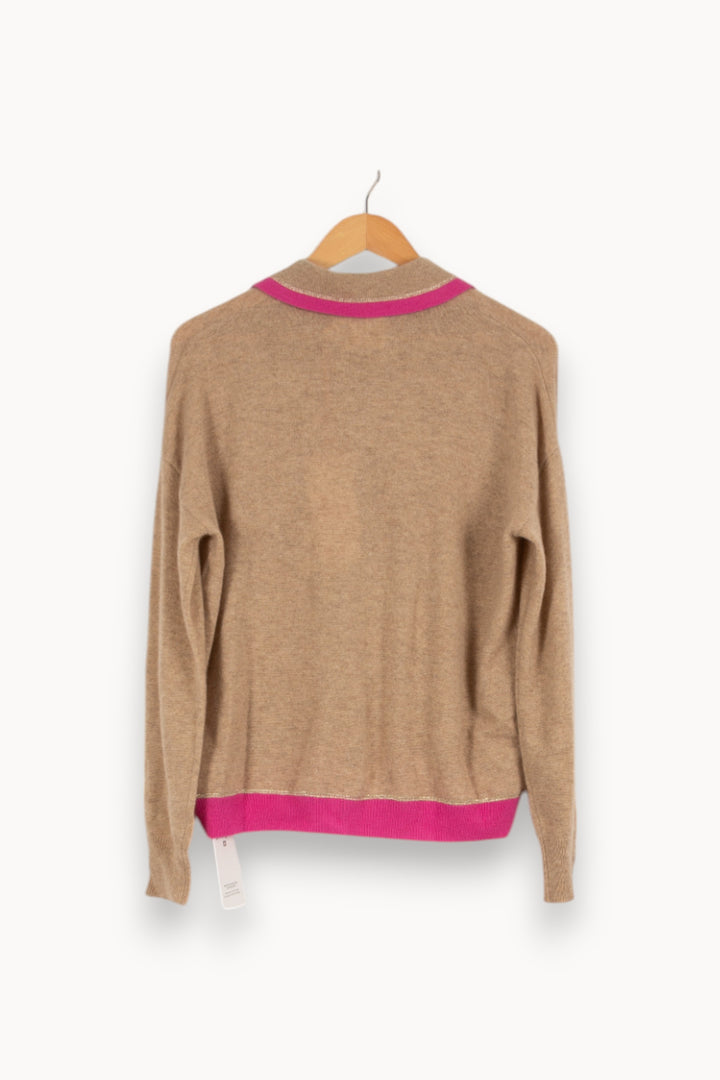 Gilet en cachemire marron - Taille S/36 de la marque Absolut Cashmere | PARAD40403 - Vendu par Paradigme - Image 3