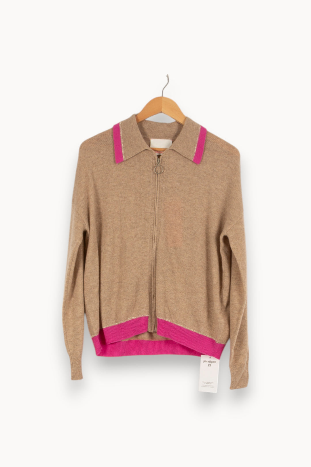 Gilet en cachemire marron - Taille S/36 de la marque Absolut Cashmere | PARAD40403 - Vendu par Paradigme - Image 1