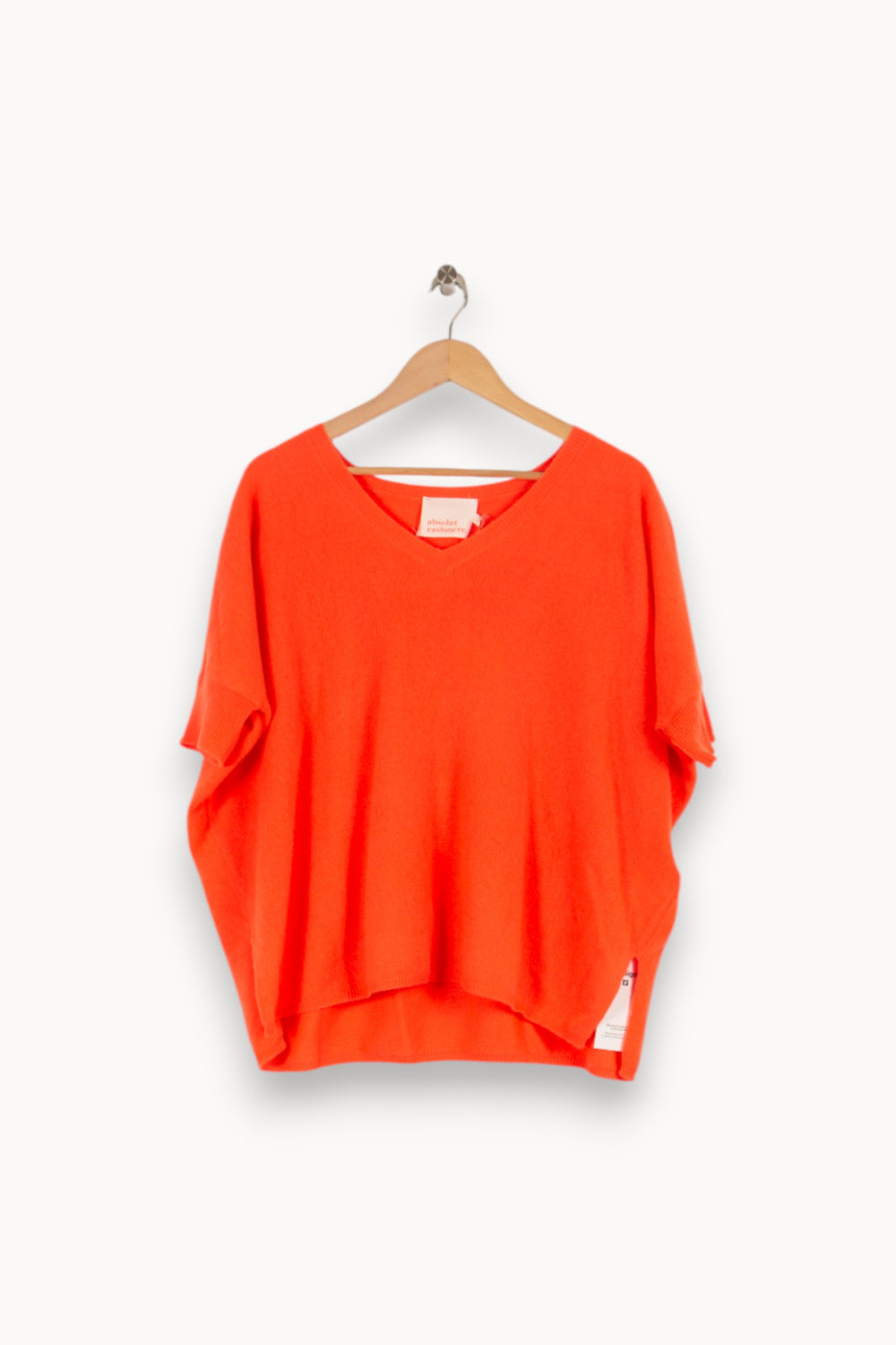 Pull en cachemire orange - Taille S/36 de la marque Absolut Cashmere | PARAD40404 - Vendu par Paradigme - Image 1