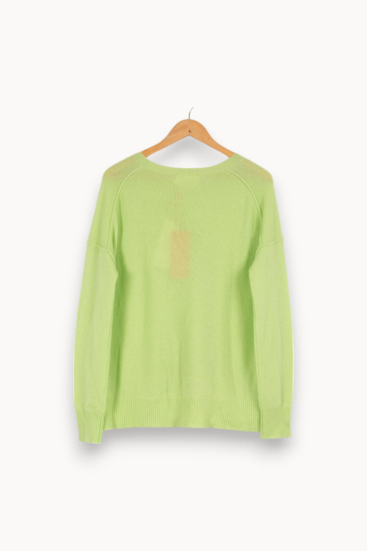 Pull en cachemire vert - Taille S/36 de la marque Absolut Cashmere | PARAD40406 - Vendu par Paradigme - Image 3