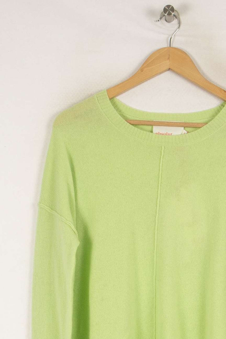 Pull en cachemire vert - Taille S/36 de la marque Absolut Cashmere | PARAD40406 - Vendu par Paradigme - Image 2