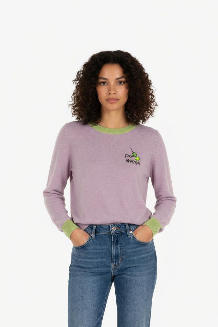 Pull en cachemire violet - Taille S/36