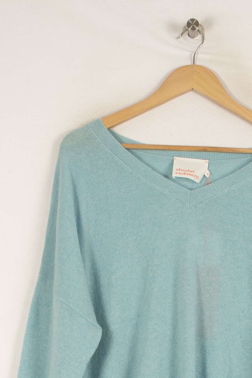 Pull Bleu - Taille S/36 de la marque Absolut Cashmere | PARAD40410 - Vendu par Paradigme - Image 3