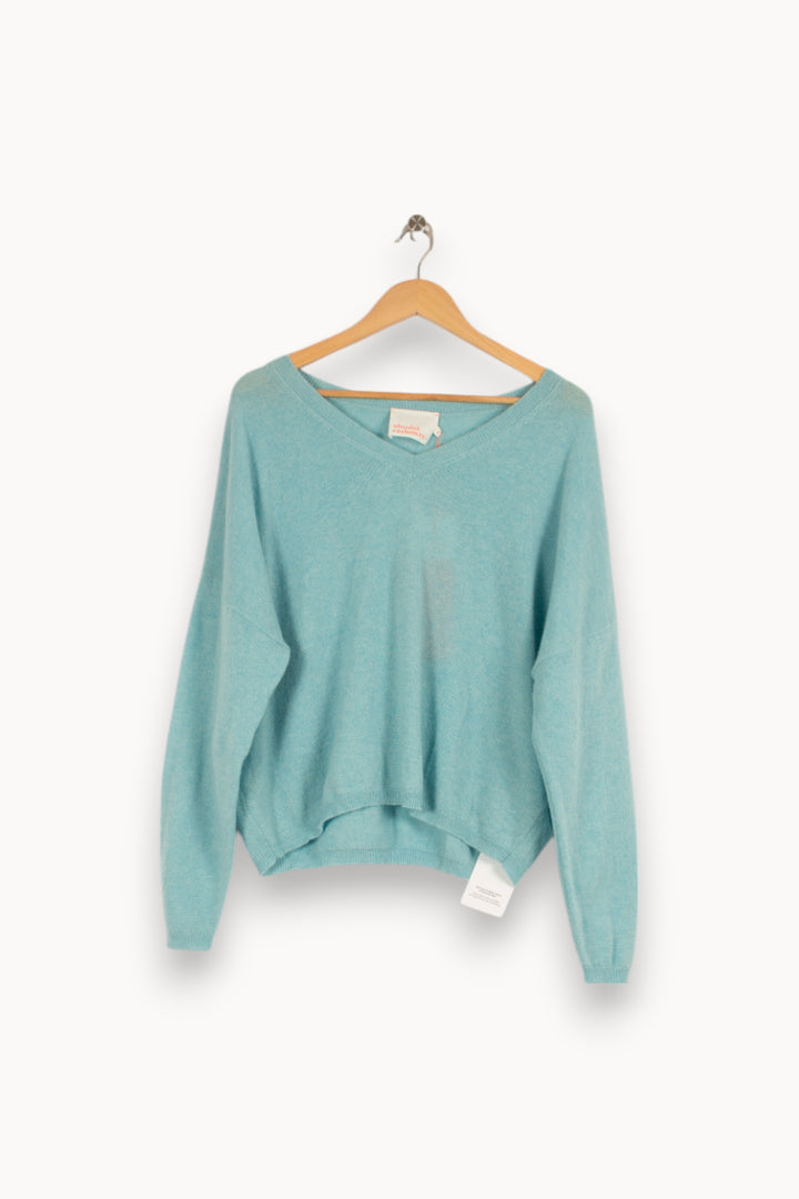 Pull Bleu - Taille S/36 de la marque Absolut Cashmere | PARAD40410 - Vendu par Paradigme - Image 2