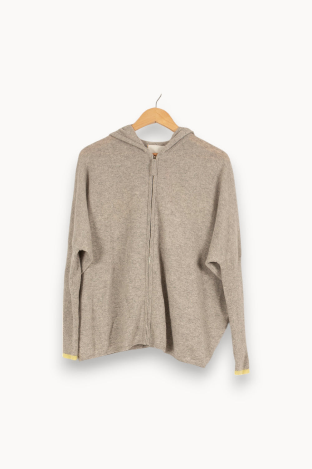 Gilet À Capuche Gris - Taille S/36 de la marque Absolut Cashmere | PARAD40418 - Vendu par Paradigme - Image 2