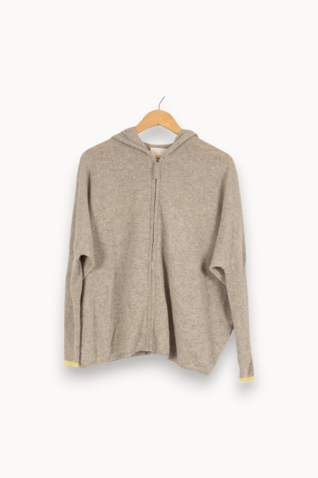 Gilet À Capuche Gris - Taille S/36 de la marque Absolut Cashmere | PARAD40418 - Vendu par Paradigme - Image 2