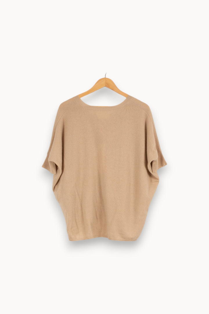 Cardigan en cachemire beige - Taille S/36 de la marque Absolut Cashmere | PARAD40421 - Vendu par Paradigme - Image 3