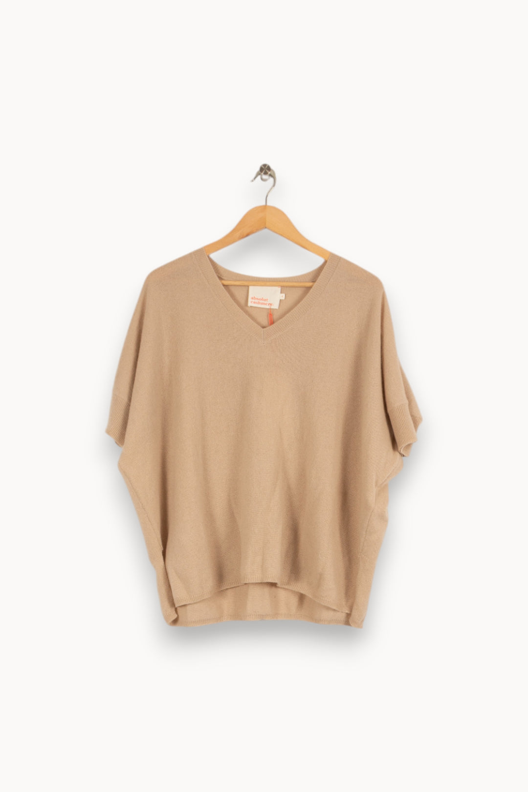 Cardigan en cachemire beige - Taille S/36 de la marque Absolut Cashmere | PARAD40421 - Vendu par Paradigme - Image 1