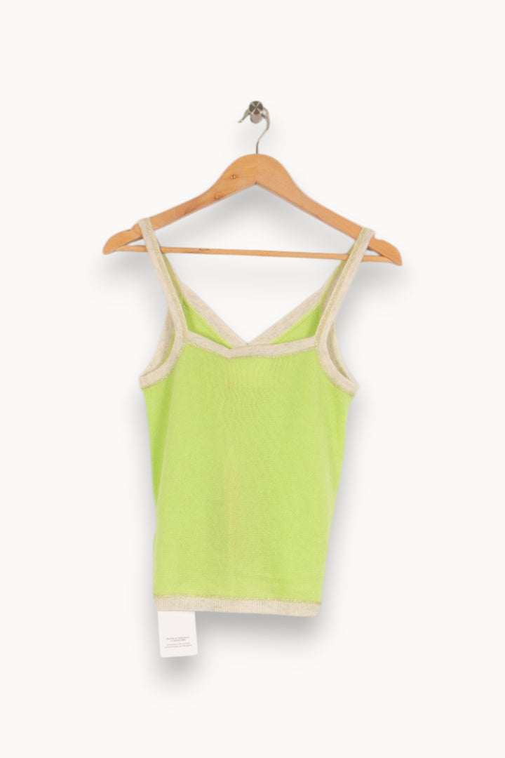 Débardeur en cachemire vert - Taille S/36 de la marque Absolut Cashmere | PARAD40433 - Vendu par Paradigme - Image 3