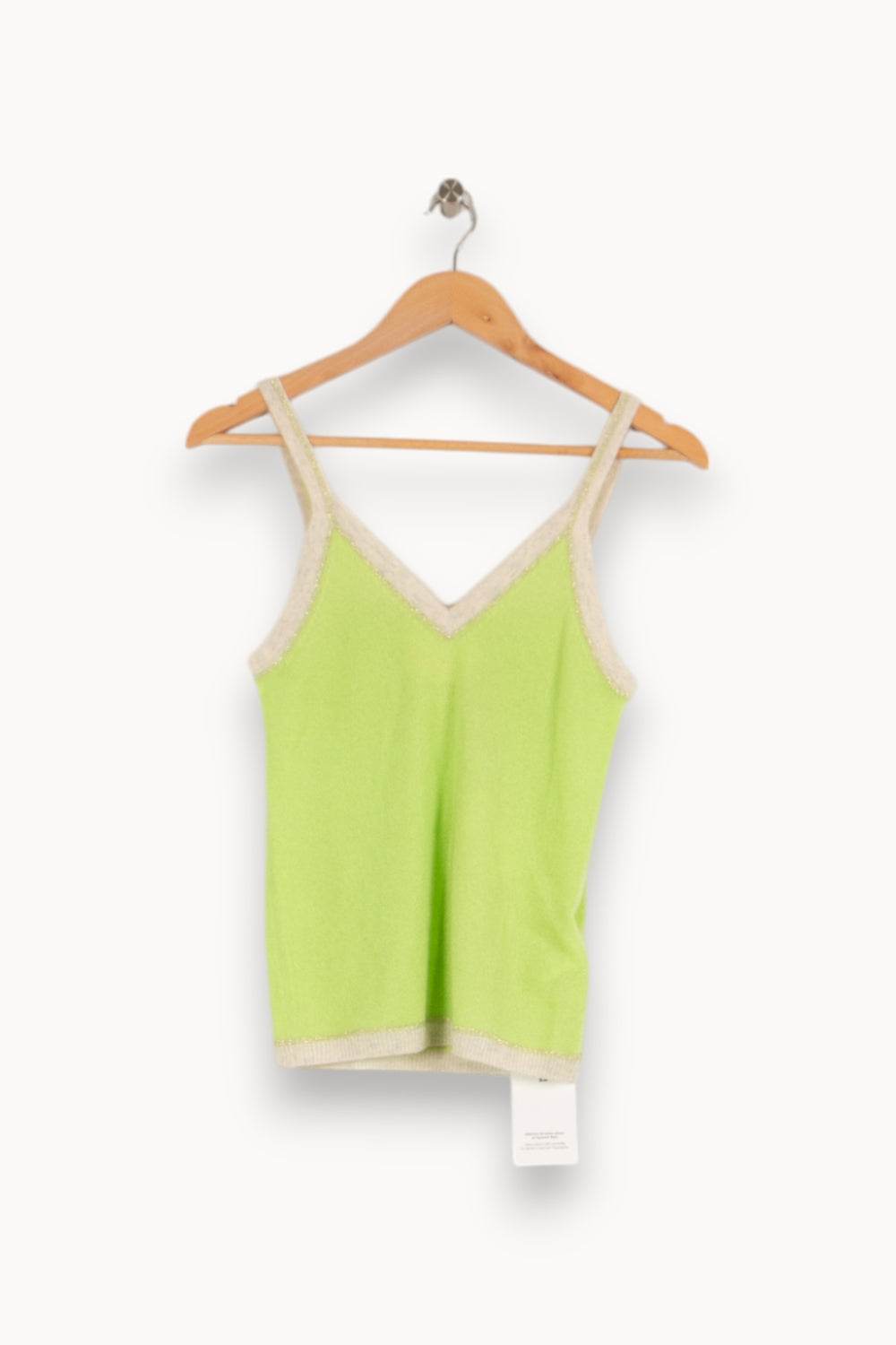 Débardeur en cachemire vert - Taille S/36 de la marque Absolut Cashmere | PARAD40433 - Vendu par Paradigme - Image 1