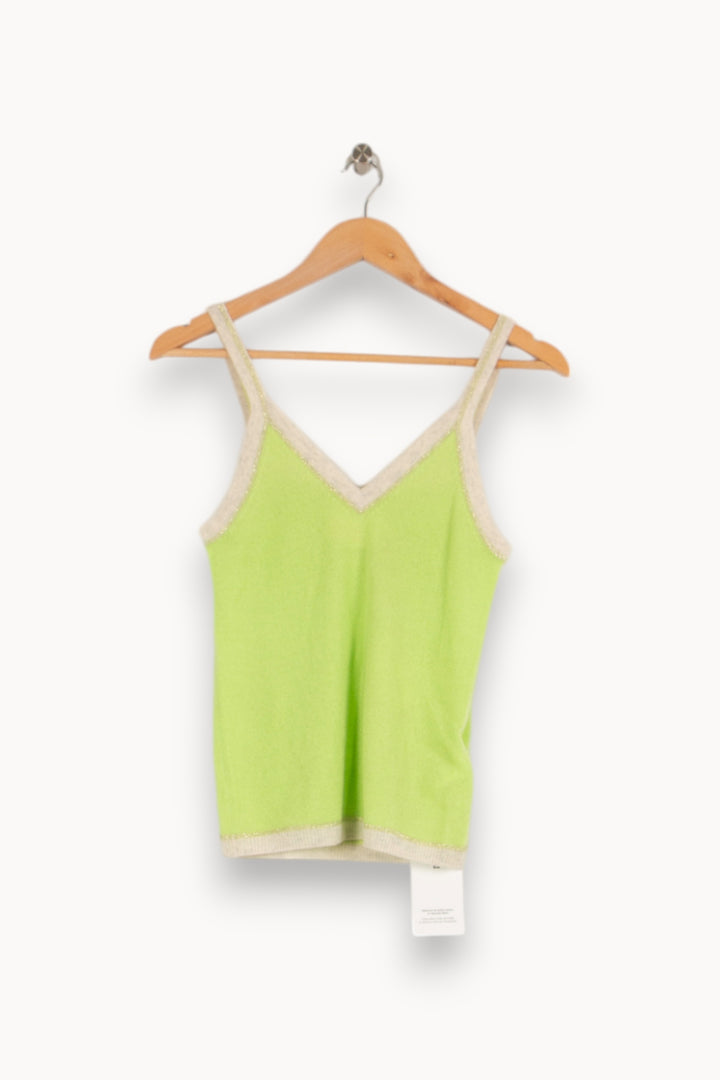 Débardeur en cachemire vert - Taille S/36 de la marque Absolut Cashmere | PARAD40433 - Vendu par Paradigme - Image 1