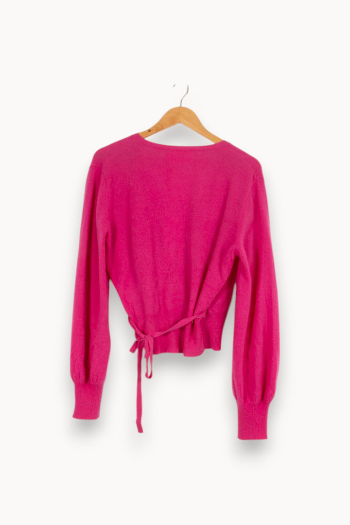 Gilet en cachemire rose - Taille S/36 de la marque Absolut Cashmere | PARAD40434 - Vendu par Paradigme - Image 3