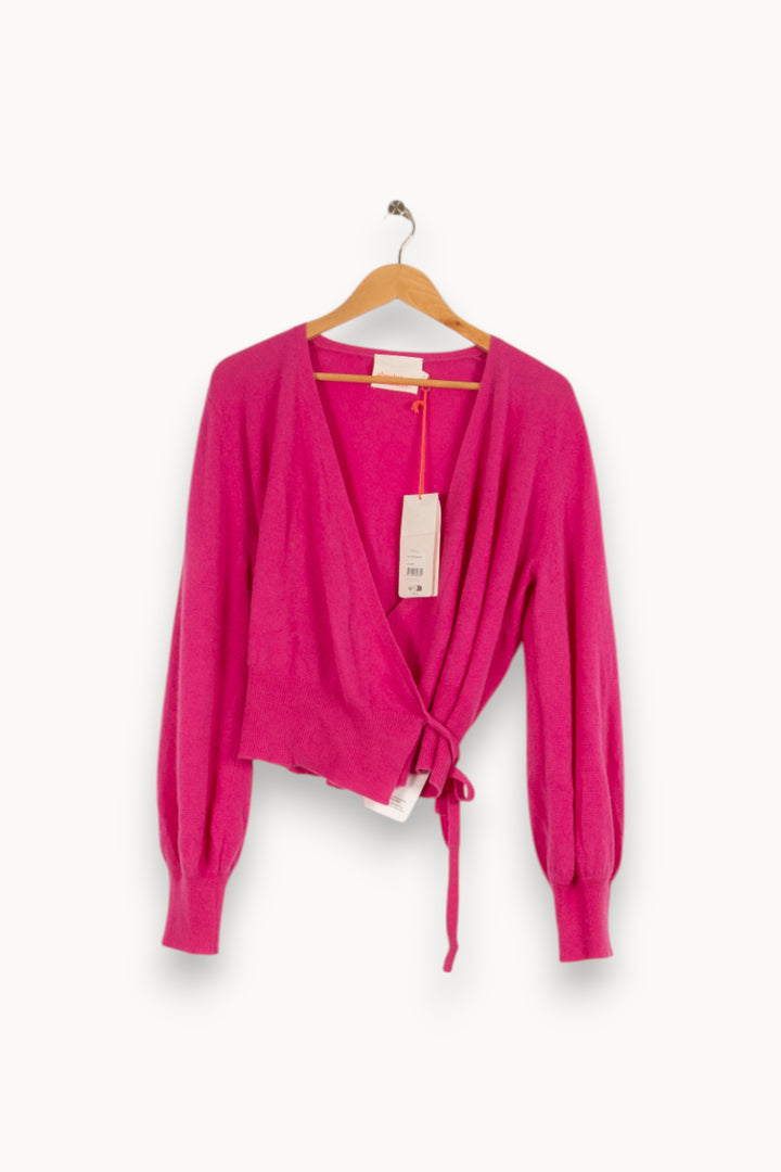 Gilet en cachemire rose - Taille S/36 de la marque Absolut Cashmere | PARAD40434 - Vendu par Paradigme - Image 1